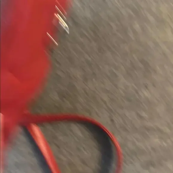 Pelle Studio Red Leather Crossbody Bag with Adjustable Strap Excellent condition - Picture 8 of 10